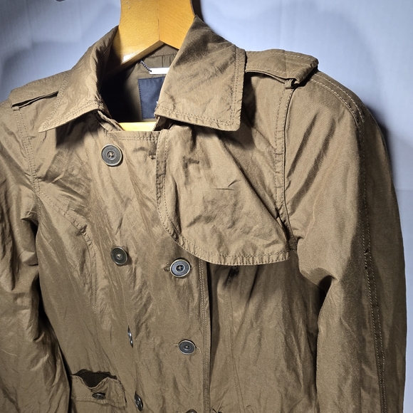 Mossimo Trench Coat Large In A Copper Brown Color Western Duster Style - Picture 6 of 9